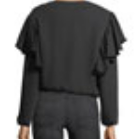 Free Generation Ruffled Satin Zip-Front Jacket - Picture 3 of 7